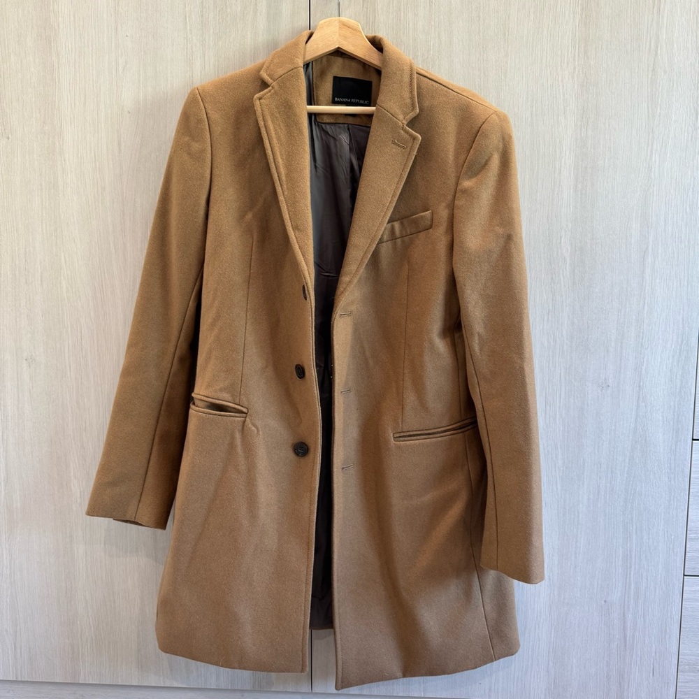 Men’s Banana Republic Camel Coat Blazer